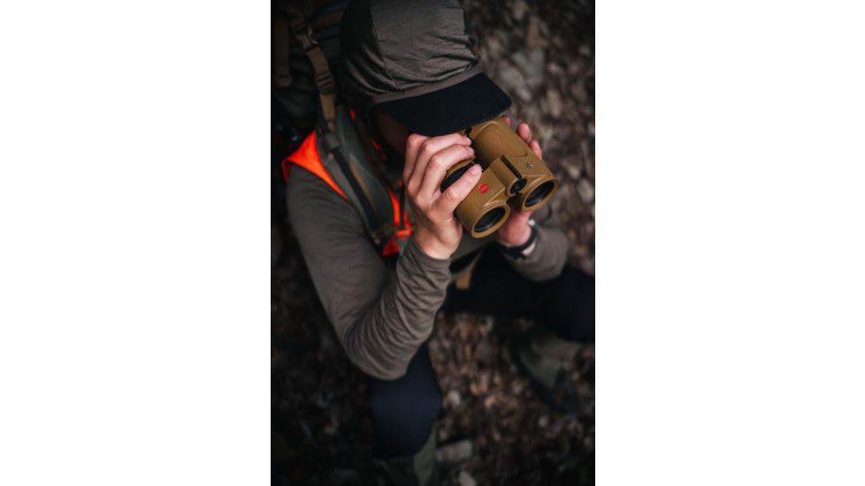 Leica Geovid Max 10x42mm Rangefinder Binoculars, Flat Dark Earth, 40831
