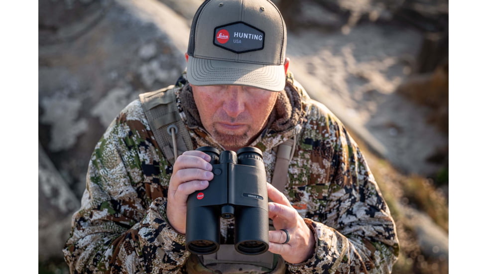 Leica Geovid R 10x42mm Rangefinder Binocular, LED, Black, 40812