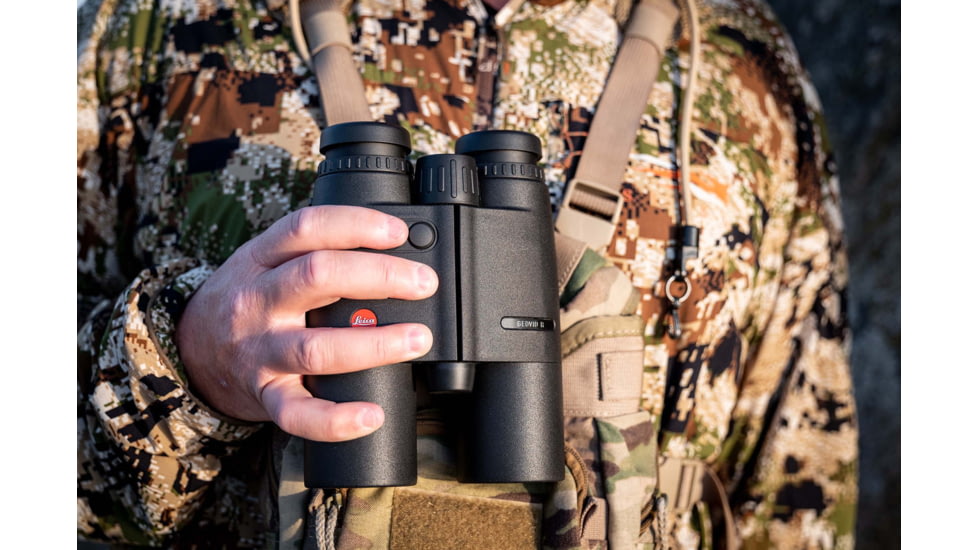 Leica Geovid R 8x42mm Rangefinder Binocular, LED, Black, 40811