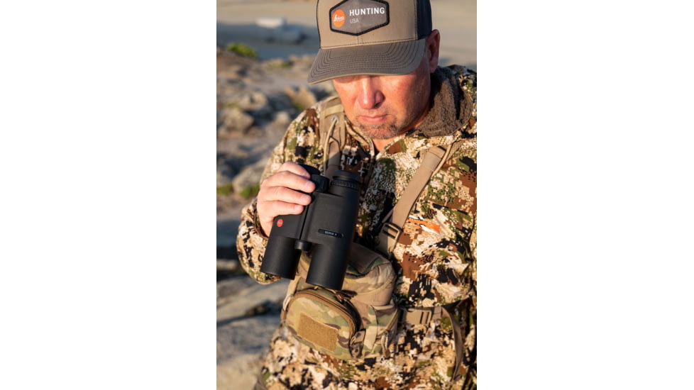 Leica Geovid R 8x42mm Rangefinder Binocular, LED, Black, 40811