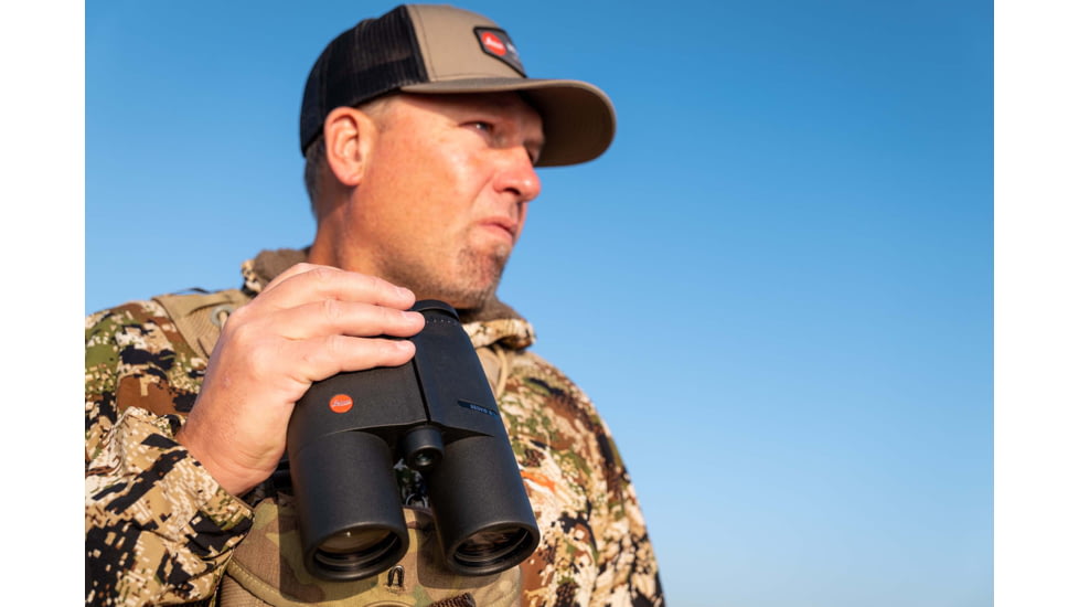 Leica Geovid R 8x42mm Rangefinder Binocular, LED, Black, 40811