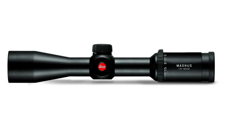 Leica Magnus 1.5-10x42 mm Rifle Scopes, w/ L-Plex Reticle, Black, 53300