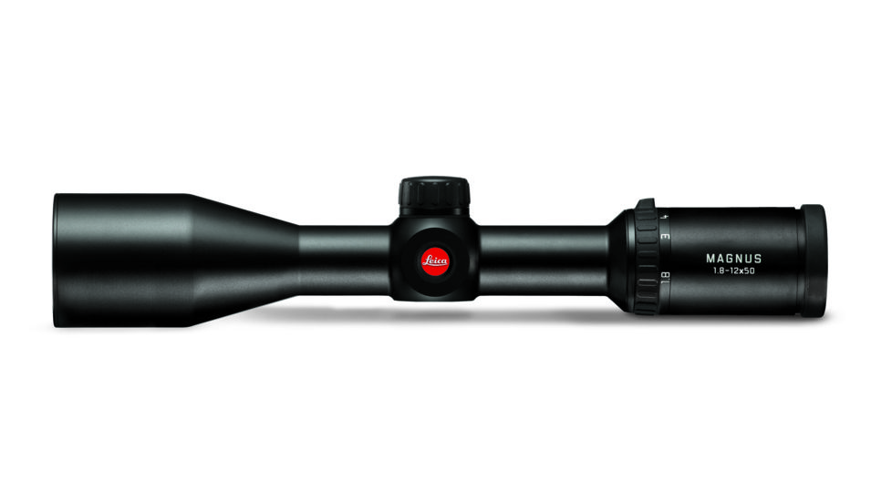 Leica Magnus 1.8-12x50 mm Rifle Scope, w/ L-Ballistic Reticle, Black, 54400
