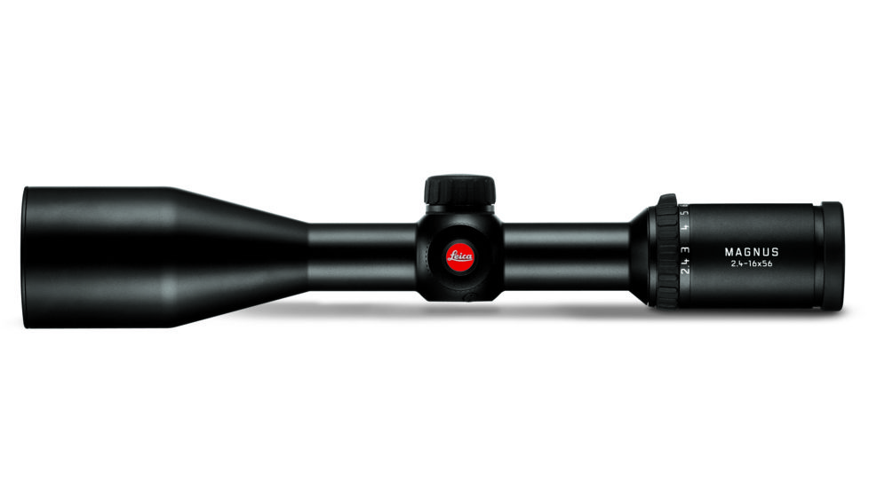 Leica Magnus 2.4-16x56 mm Rifle Scopes, w/ L-Plex Reticle, Black, 55300