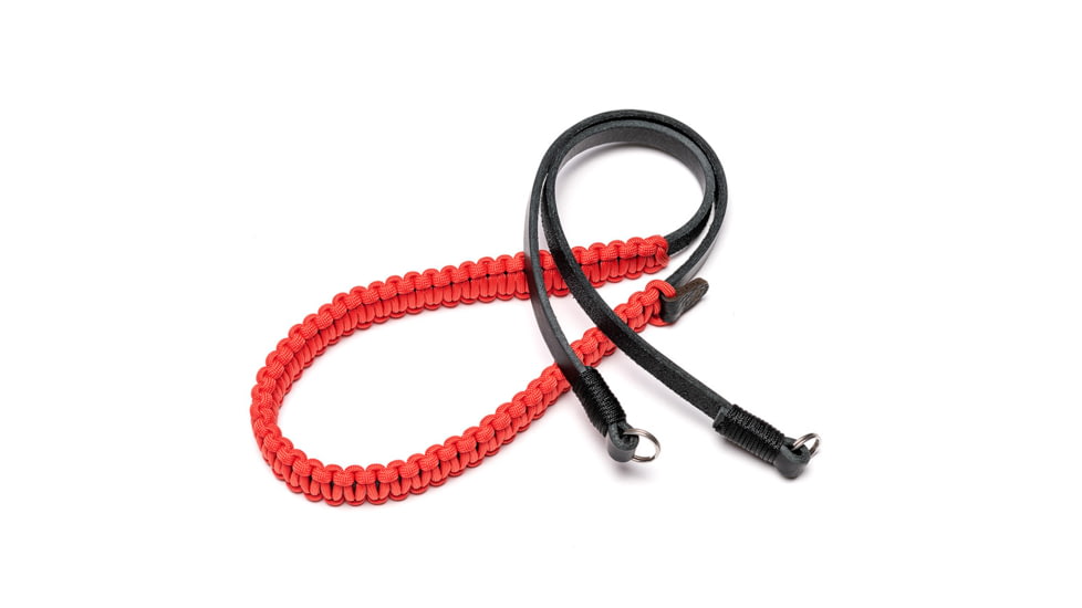 Leica Paracord Strap , 126 cm, Black/Red, 18898