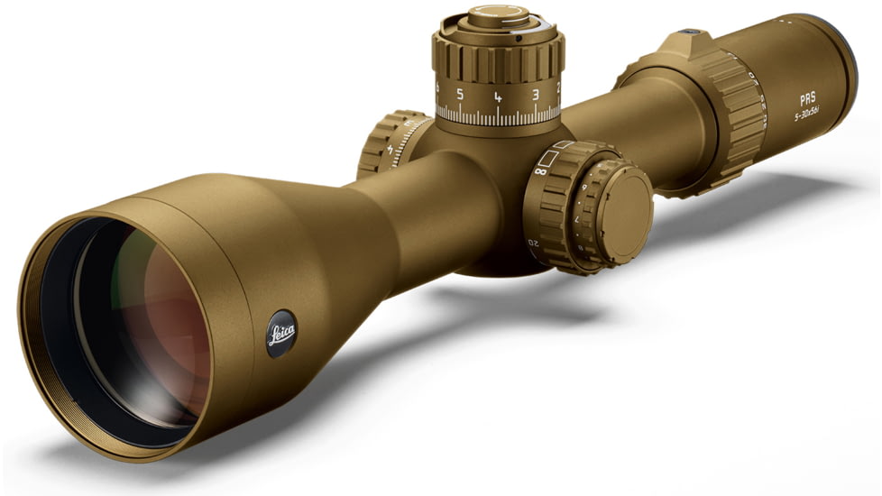 Leica PRS 5-30x56mm 34mm Tube Rifle Scope, First Focal Plane, L-PRB reticle, Flat Dark Earth, 51301