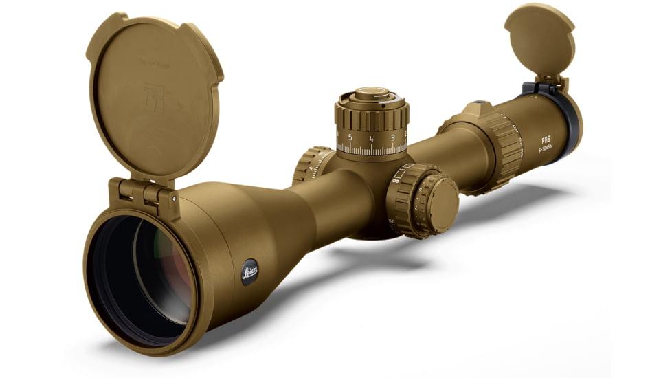 Leica PRS 5-30x56mm 34mm Tube Rifle Scope, First Focal Plane, L-PRB reticle, Flat Dark Earth, 51301
