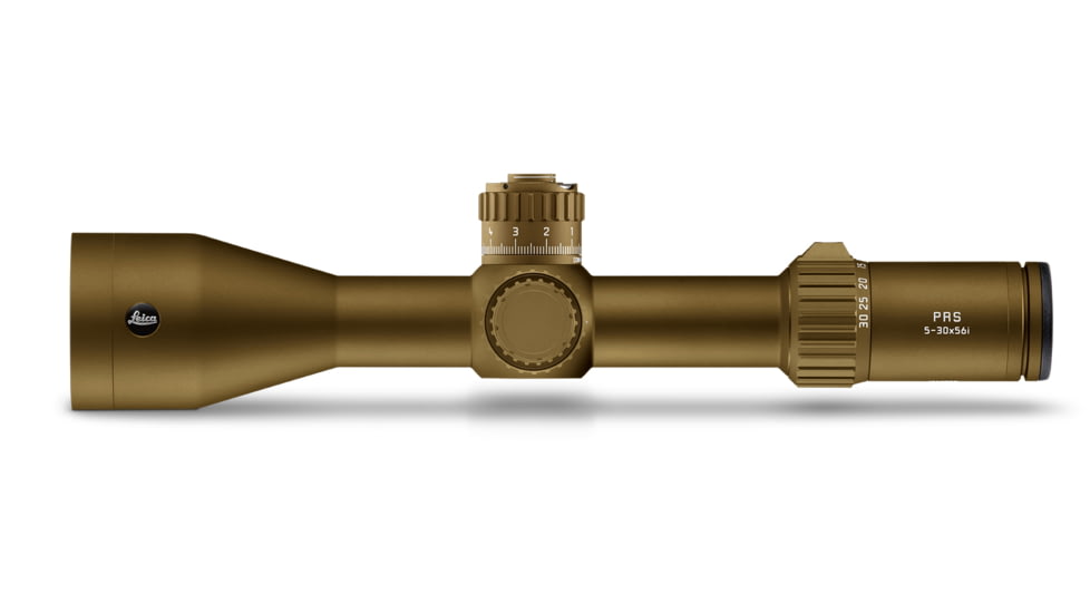 Leica PRS 5-30x56mm 34mm Tube Rifle Scope, First Focal Plane, L-PRB reticle, Flat Dark Earth, 51301