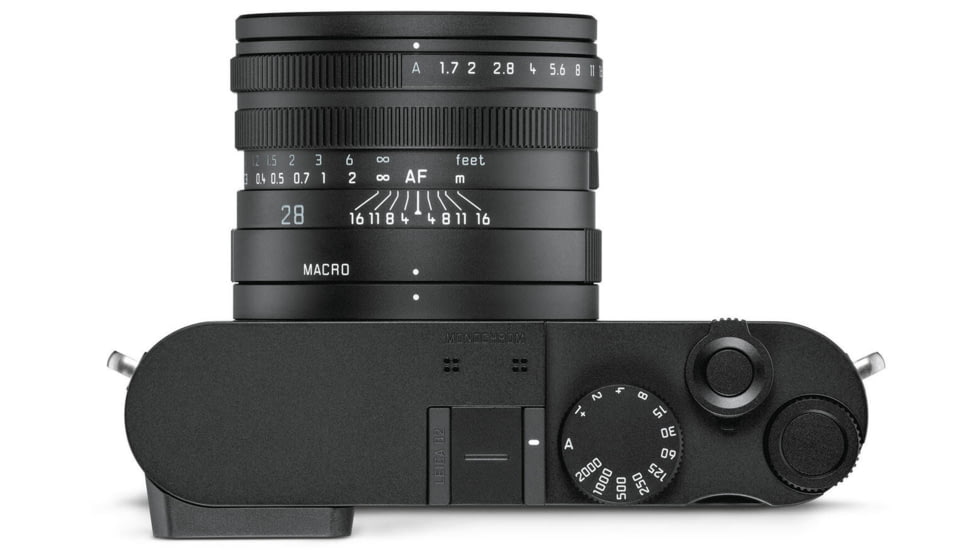 Leica Q2 Digital Camera Monochrom, Anodized, Black, 19055