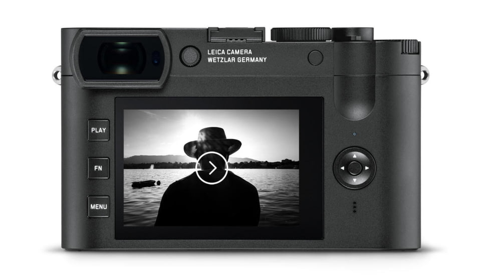 Leica Q2 Digital Camera Monochrom, Anodized, Black, 19055