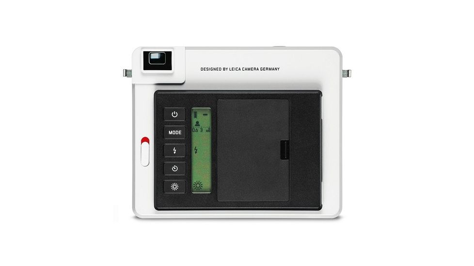 Leica Sofort, Mechanical Shutter, 0.37x, White, 60 mm f/12.7 (34 mm in 35 mm equivalent) 19100