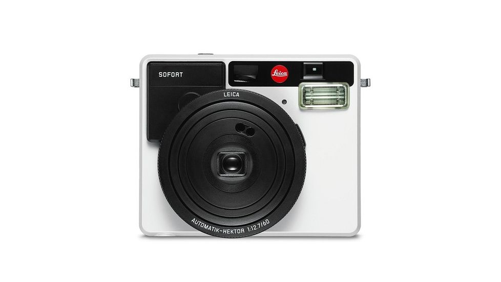 Leica Sofort, Mechanical Shutter, 0.37x, White, 60 mm f/12.7 (34 mm in 35 mm equivalent) 19100