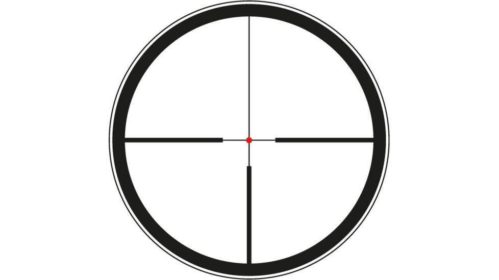 Leica Visus 2.5-10 x 42 mm i LW Rifle Scopes, w/L-4A Illuminated Dot Reticle, Matte Black, 56104