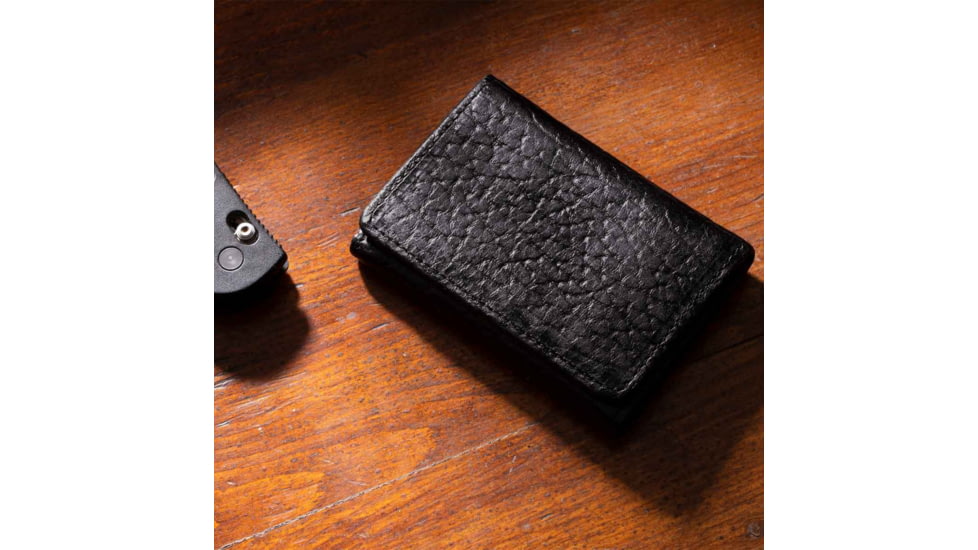 Lejon Phoenix Leather Wallet, Black, W-201