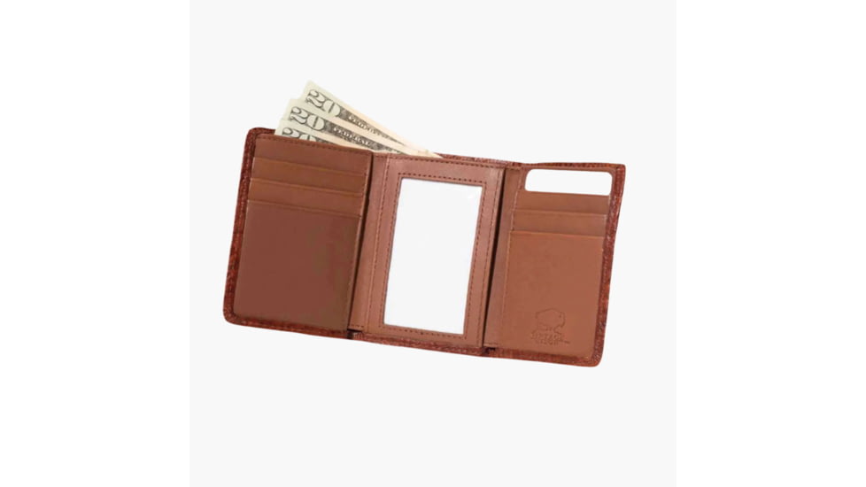 Lejon Phoenix Leather Wallet, Brown, W-202