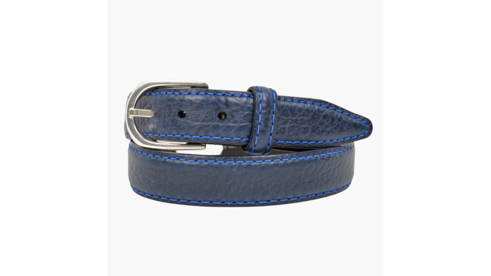 Lejon Pinnacle Leather Belt - Mens, Navy, 34, VB-115-34