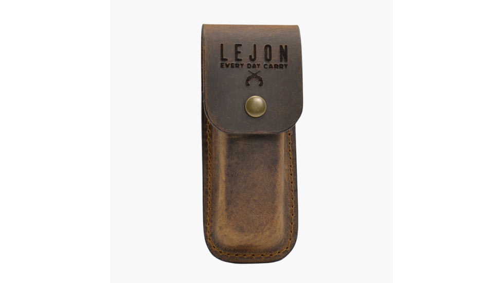 Lejon The Daily Leather Knife Sheath, Ambidextrous, Sienna, VA-762
