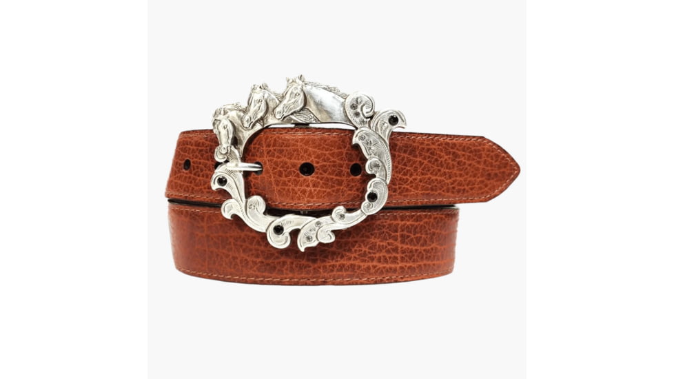 Lejon Vaquera Leather Belt - Womens, Peanut, Large, VB-65774-LRG