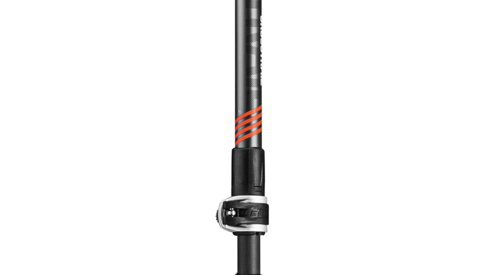 Leki Cross Trail 3 Carbon Trekking Pole, Anthracite/Red, Adjustable 90-125 cm, T65126452