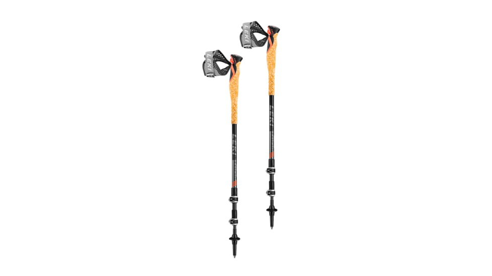 Leki Cross Trail 3 Carbon Trekking Poles, Black, 100 - 135 cm, 65126422