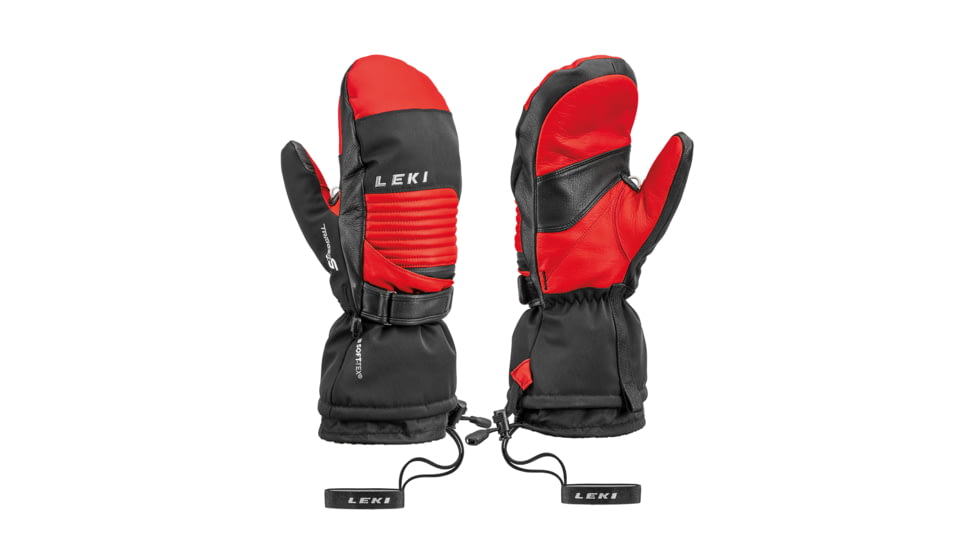 Leki Xplore S Mitt Gloves - Mens, Black/Red, Small, 643840603070