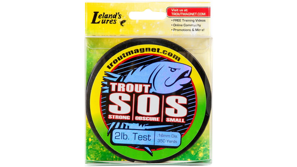 Leland Trout Magnet SOS Fishing Line 2lb, 87669