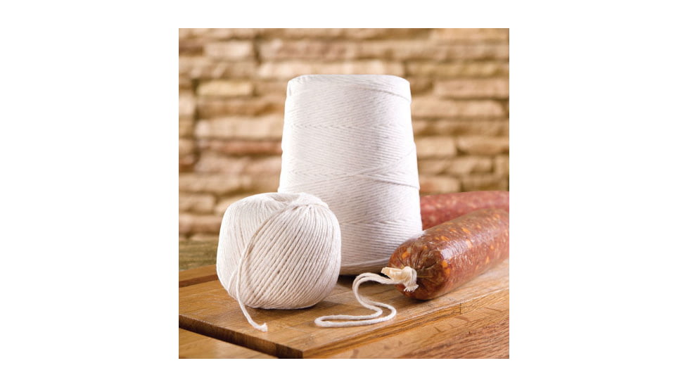 LEM Products 1/2 Pound Ball of Cotton Twine, White, 028A