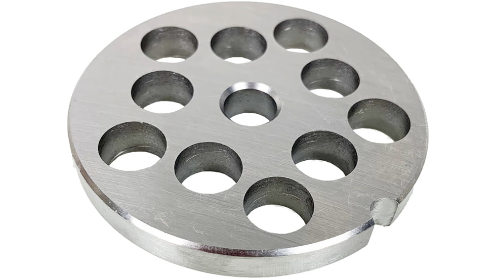 LEM Products #10/12 Grinder Plate - 1/2in Hole Size, Stainless, 476SS