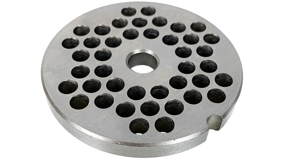LEM Products #10/12 Grinder Plate - 1/4in Hole Size, Salvinox SS, 475SS-SAL