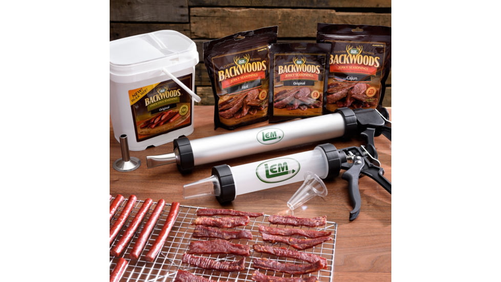 LEM Products 18x13in Jerky Rack and Pan, Stainless, 407