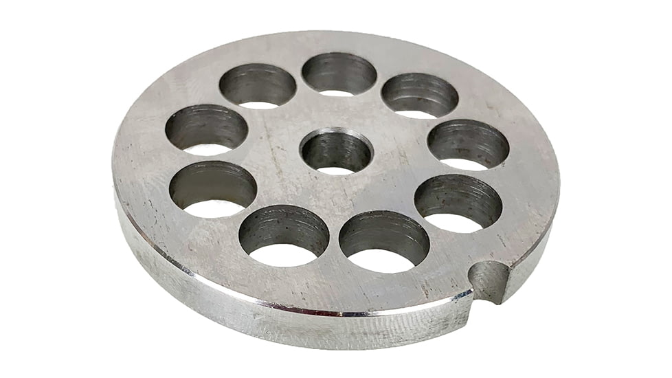 LEM Products #5 Grinder Plate - 3/8in Hole Size, Stainless, 464BSS