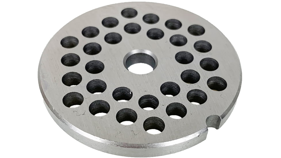 LEM Products #8 Grinder Plate - 1/4in Hole Size, Salvinox SS, 473SS-SAL