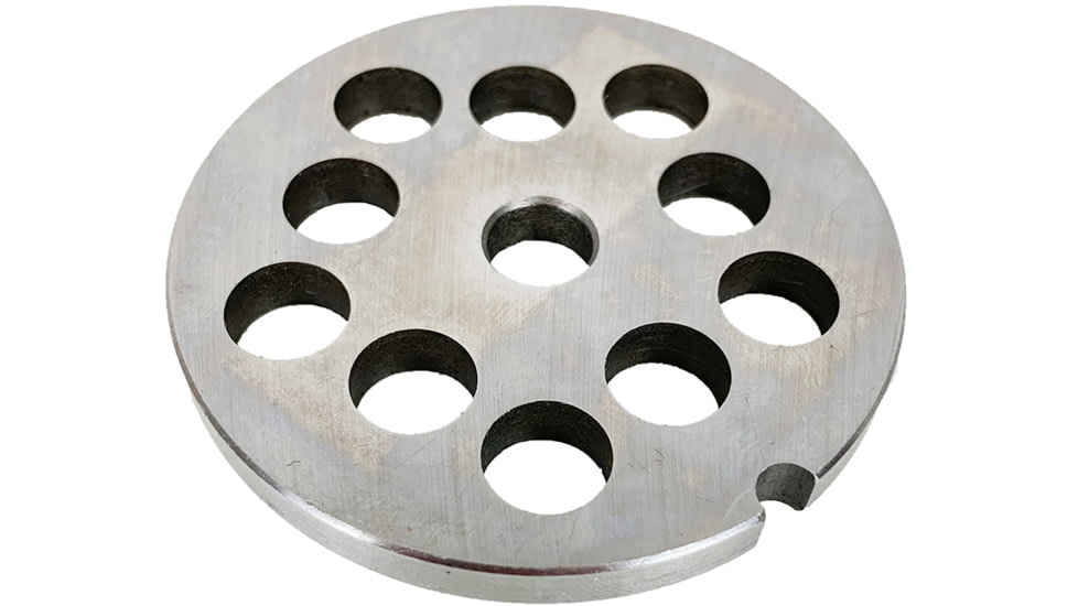 LEM Products #8 Grinder Plate - 3/8in Hole Size, Stainless, 345SS