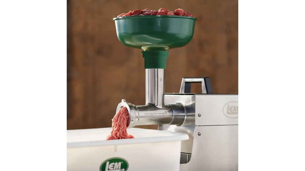 LEM Products Big Bite Dual Grind Attachment for #8/12, Green/Stainless, 1472