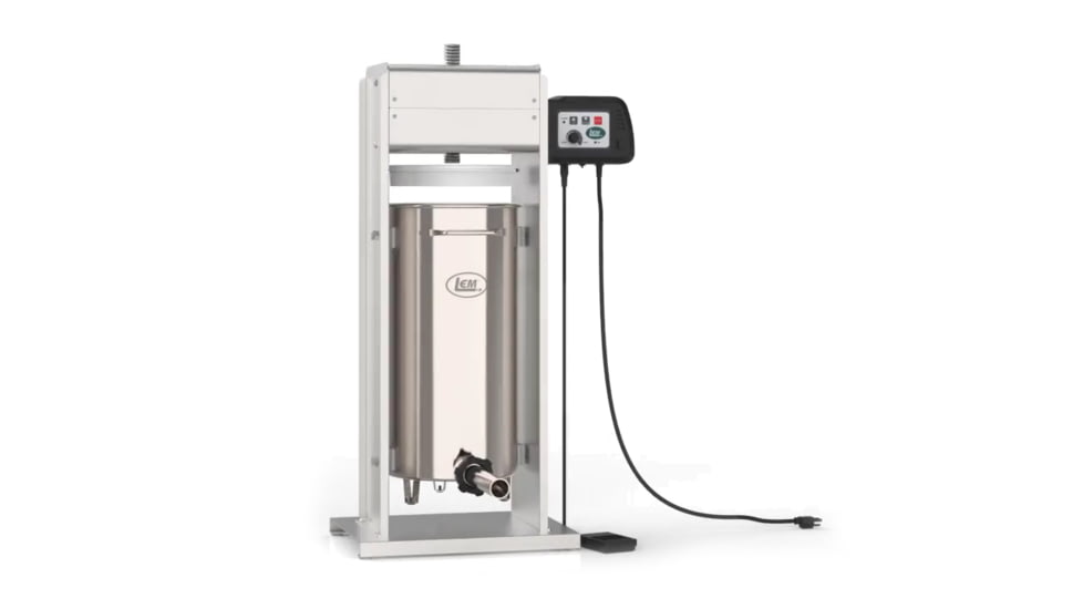 LEM Products Big Bite Motorized Stuffer, 50lb, Stainless steel, 1906