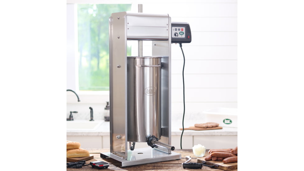 LEM Products Big Bite Motorized Stuffer, 50lb, Stainless steel, 1906