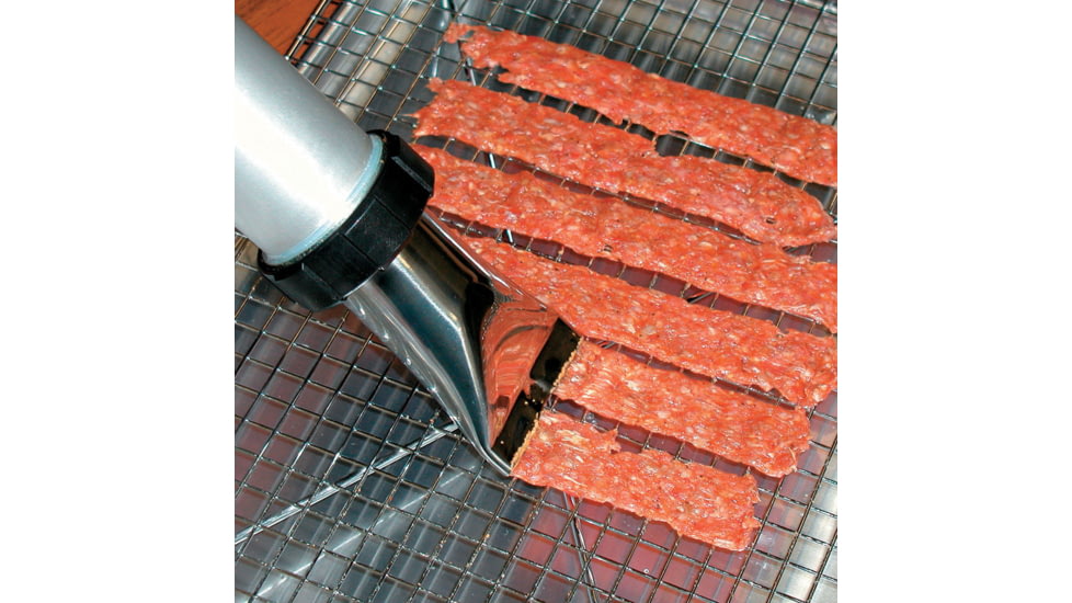 LEM Products Jerky Cannon Double Jerky Nozzle, Stainless/Black, 468A