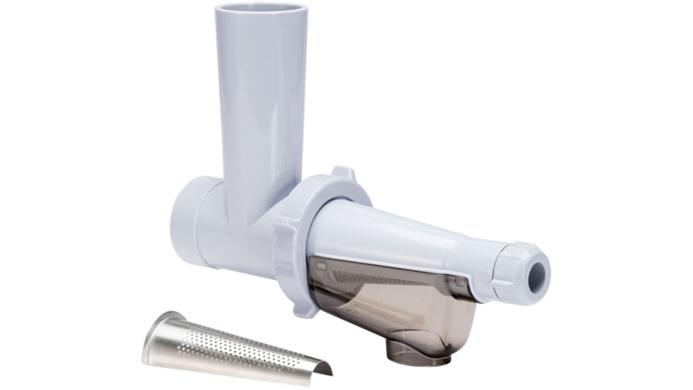 LEM Products Juicer/Strainer Grinder Attachment, White/Stainless, 1187