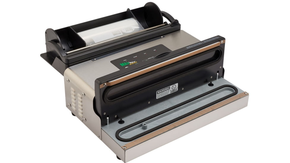 LEM Products Maxvac 1000 Vacuum Sealer w/ Bag Holder and Cutter, Black/Stainless, 1088B
