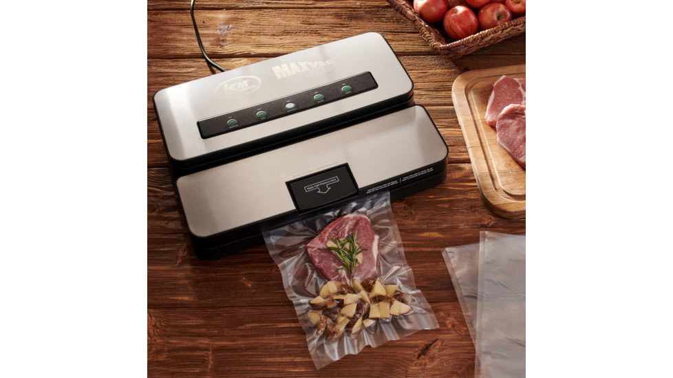 LEM Products Maxvac 250 Vacuum Sealer, Black/Stainless, 1393