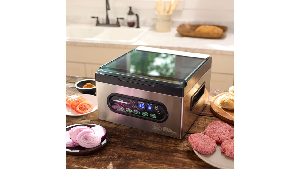 LEM Products MaxVac Pro Chamber Vacuum Sealer, White, 1745