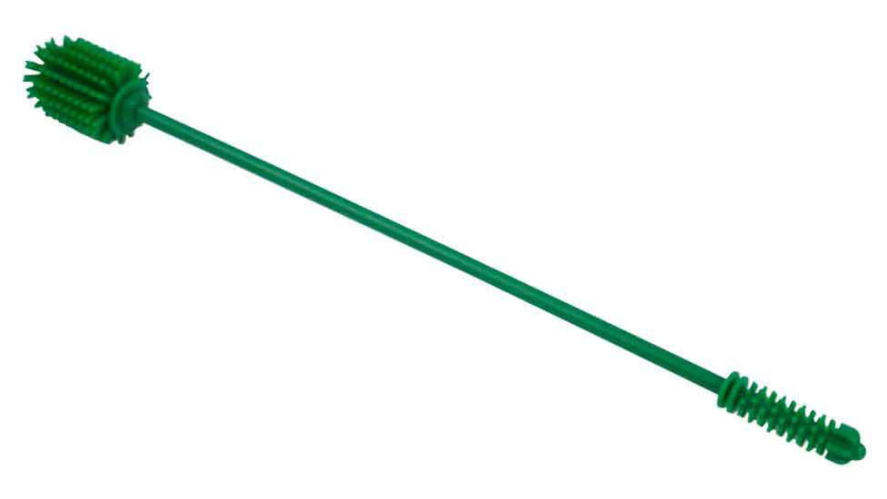 LEM Products Stuffing Tube Silicone Cleaning Brush, Green, 1360