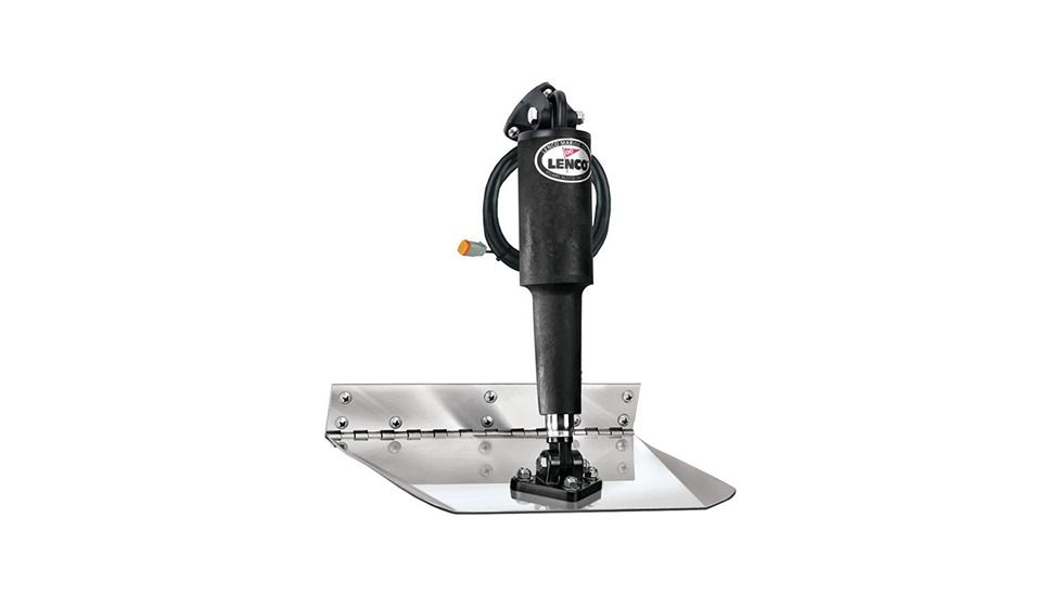 Lenco Trim Tab Kit 12in X 9in 12V Edge, Polished LEN-15115-101