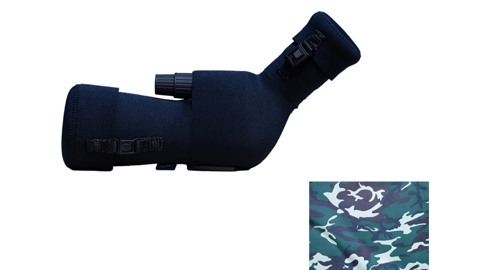 LensCoat Kowa TSN-553 55mm Prominar Pure Fluorite Angled Spotting Scope w/ 15-45x, Forest Green Camo, sskw553FG