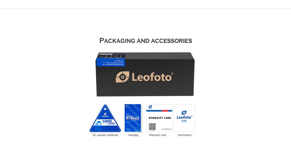 Leofoto BV-1 Mini Fluid Head for Optics w/Handle, Arca Compatible, Black, BV-1