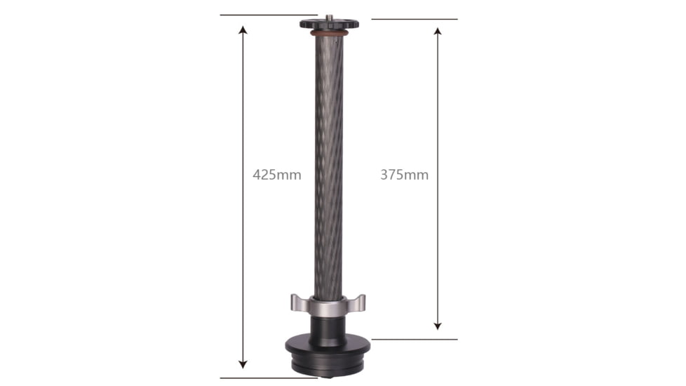 Leofoto DC-364C Carbon Fiber Center Column for 75mm Bowl Tripods, Black, DC-364C