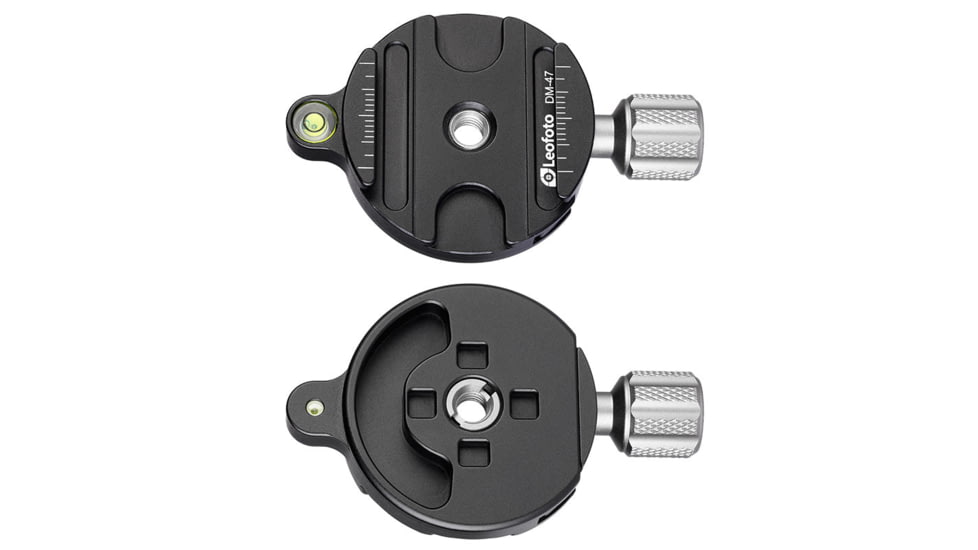 Leofoto DM-47 47mm Screw-Knob Clamp - Arca Compatible, Black, DM-47