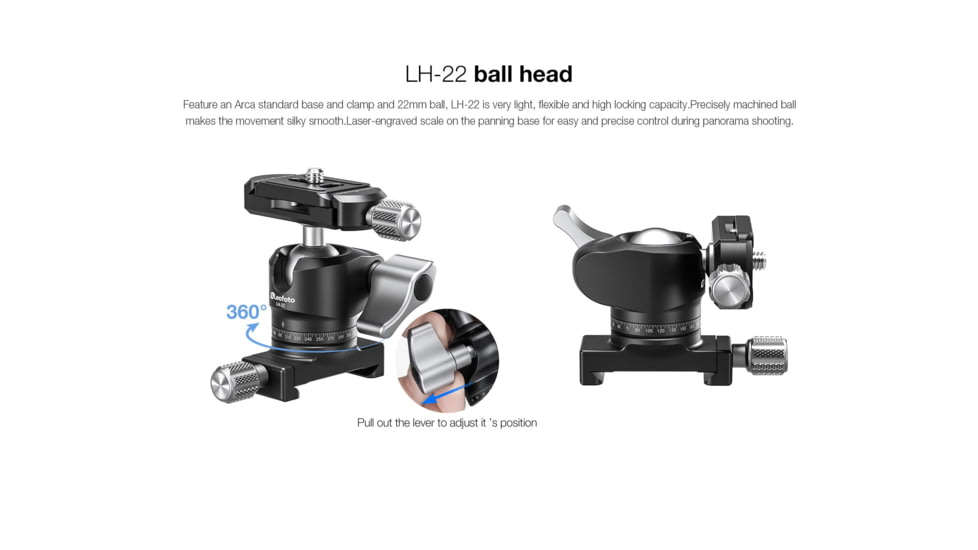 Leofoto FDM-03 Binocular Rangefinder Rail Kit, 32 cm, Black, FDM-03