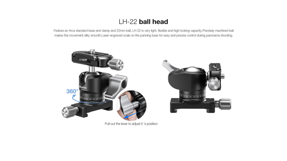 Leofoto FDM-04 Binocular Rangefinder Rail Kit, 45 cm, Black, FDM-04