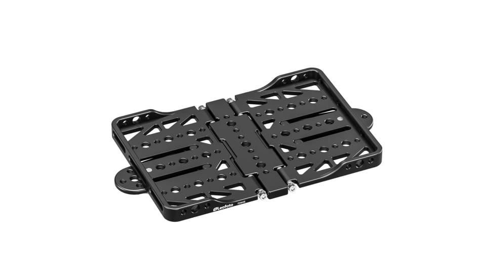 Leofoto FDM-05 Foldable Tac Table - 1/4 &amp; 3/8 Mounting, Integrated Arca Rail, Black, FDM-05